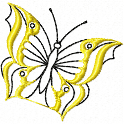 Butterfly Embroidery Design 5